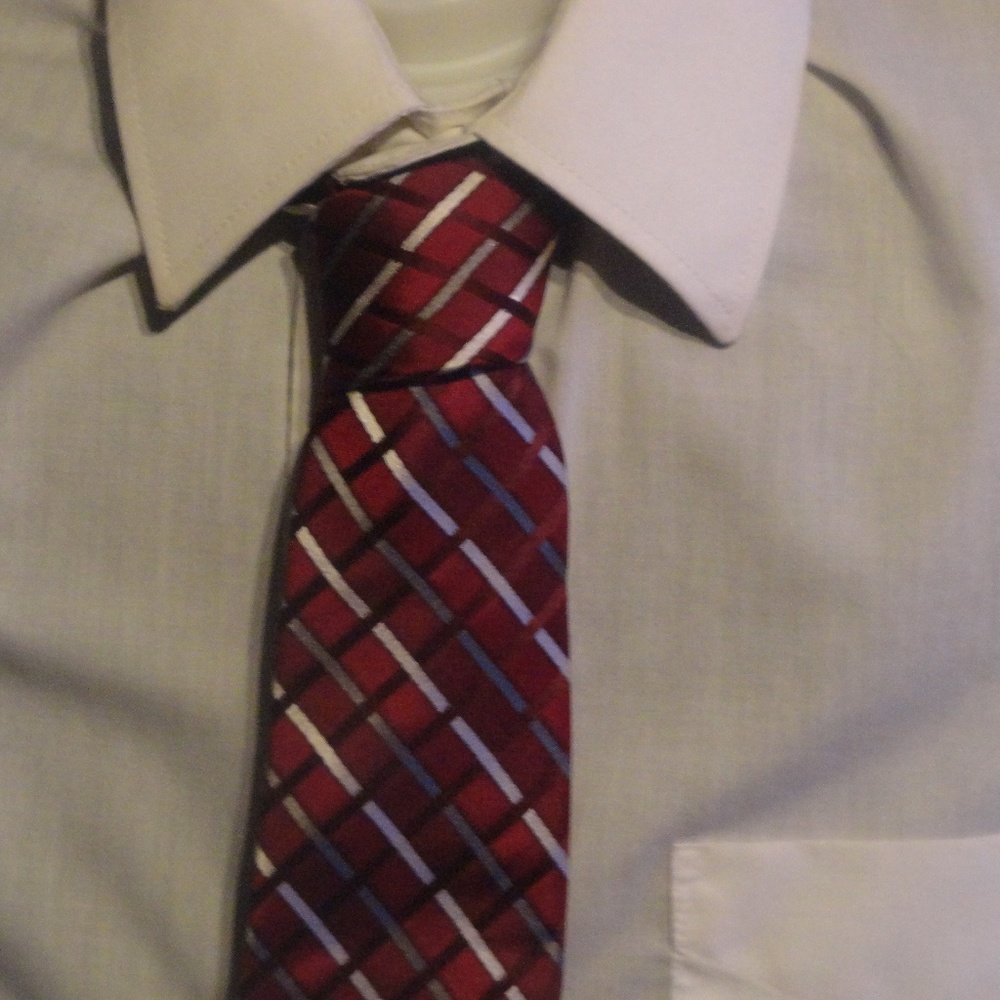 Countess Wara Geometric Silk Tie Vintage